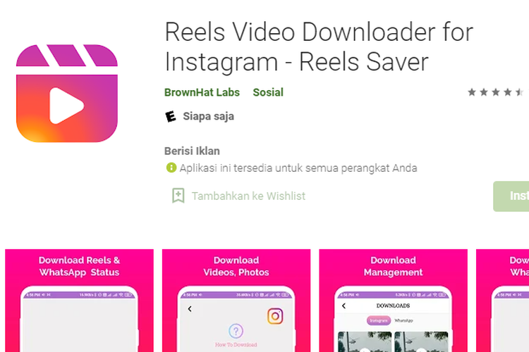 Beberapa Cara Download Reels Video Instagram Dengan Mudah